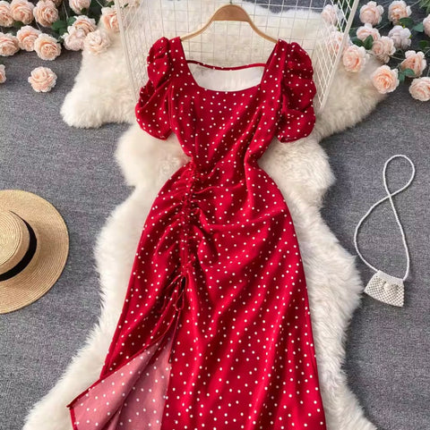Sweetie Polka Dot Printed Dress