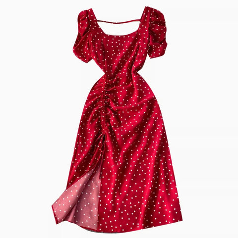Sweetie Polka Dot Printed Dress