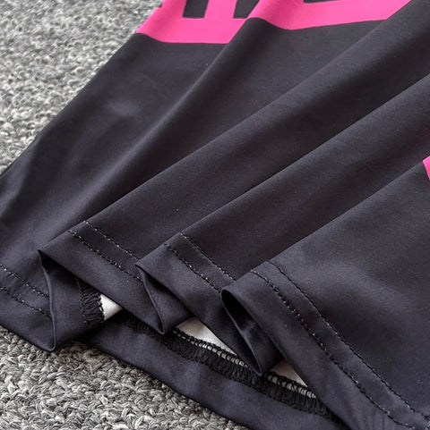 Letter Printed Tank Top & Skirt 2Pcs