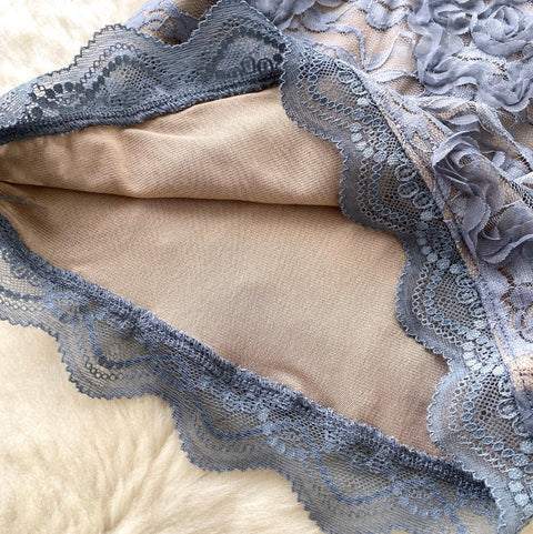 Delicate Sleeveless Embroidered Lace Top