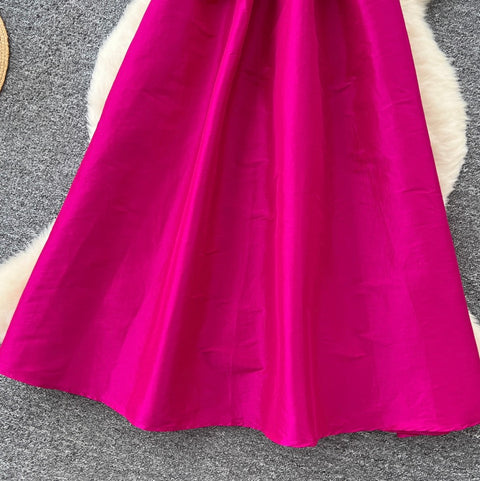 French Style Flower 3D Slip Dress