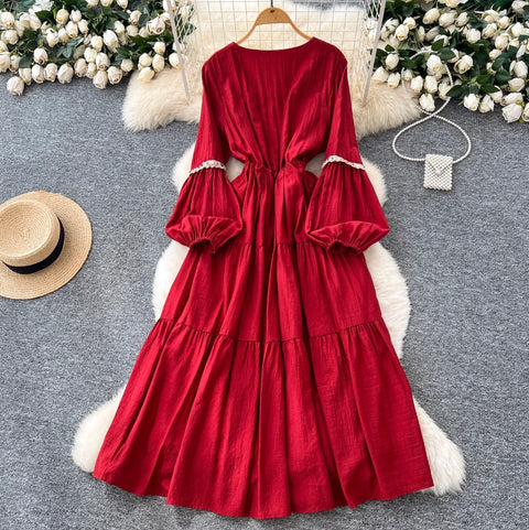 Bohemian Style Fringed Embroidery Dress
