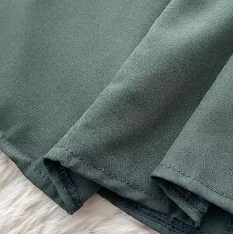 Drawstring T-shirt & Skirt Chic 2Pcs