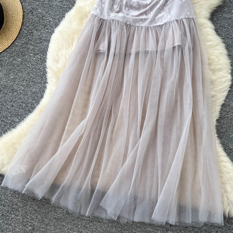 Fairy Flock Patchwork Sleeveless Dress