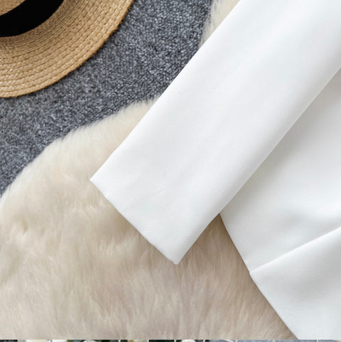 High-end 3d Flower OL Blazer