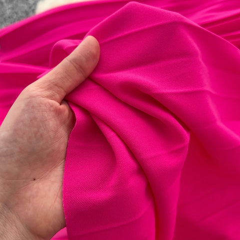 Niche V-neck Rose Red Dress