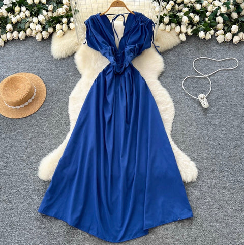 French Style Lace-up 3D Dress