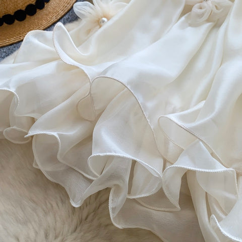 Sweetie Beaded 3d Flower Top