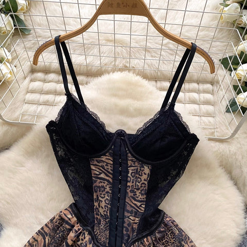 Sexy Leopard Printed Slip Dress