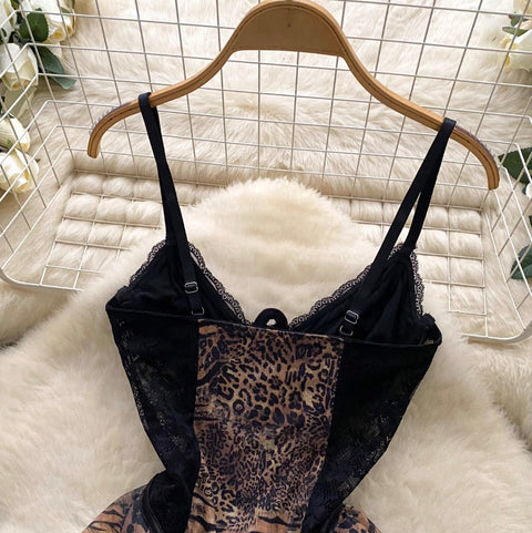 Sexy Leopard Printed Slip Dress