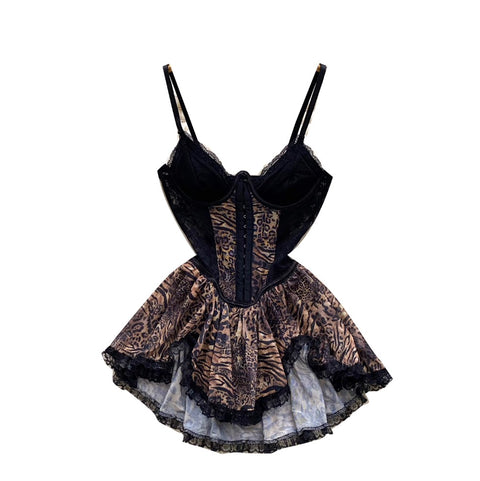 Sexy Leopard Printed Slip Dress