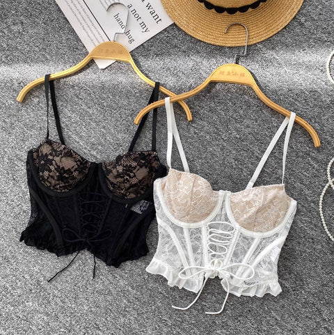 Sexy Embroidered Lace Camisole