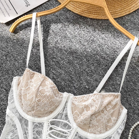 Sexy Embroidered Lace Camisole