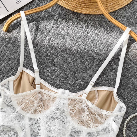Sexy Embroidered Lace Camisole
