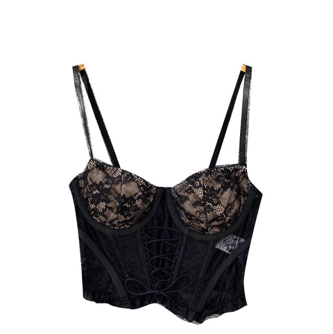 Sexy Embroidered Lace Camisole