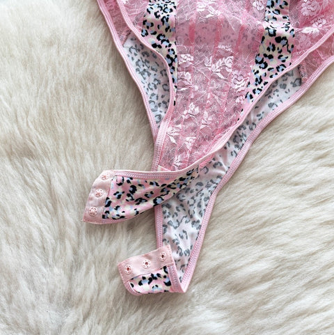 Sexy Leopard Print Fishbone Jumpsuit