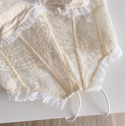 Sexy Lace Fishbone Bottoming Camisole