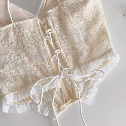 Sexy Lace Fishbone Bottoming Camisole