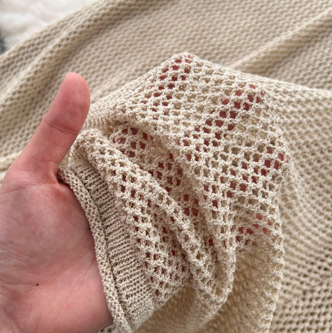 Niche Low-cut Hollowed Knit Dress