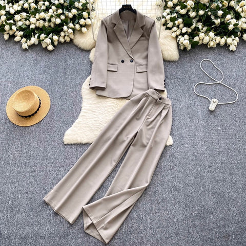 High-end Blazer & Trousers OL 2Pcs