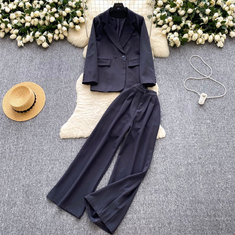 High-end Blazer & Trousers OL 2Pcs