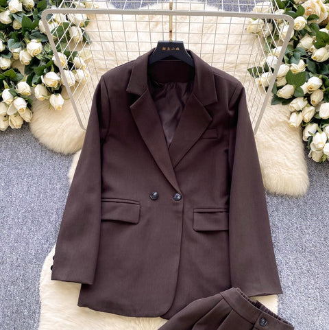 High-end Blazer & Trousers OL 2Pcs