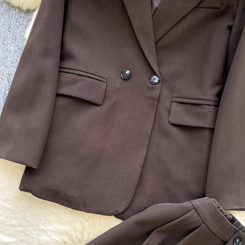 High-end Blazer & Trousers OL 2Pcs