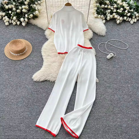 Zipped Sweatshirt & Sportswear Trousers 2Pcs
