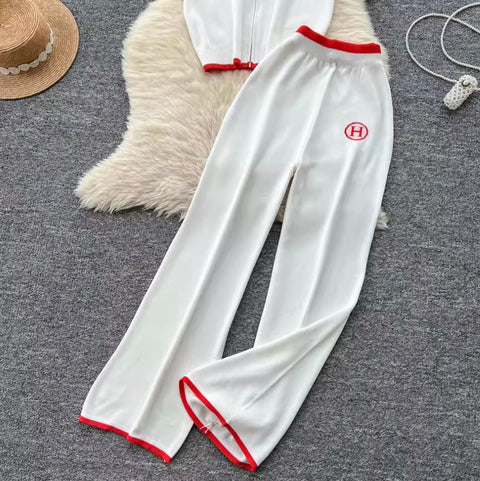 Zipped Sweatshirt & Sportswear Trousers 2Pcs