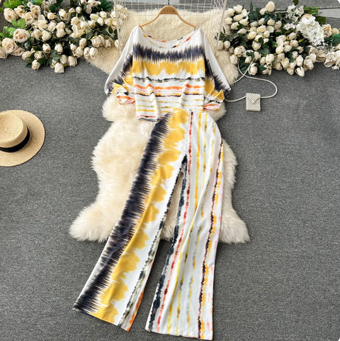 Printed Shirt & Trousers Casual 2Pcs