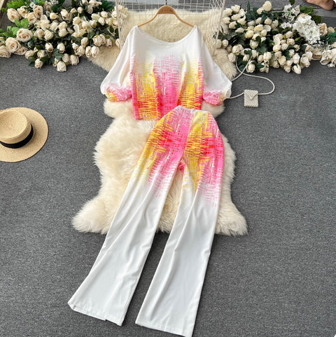 Printed Shirt & Trousers Casual 2Pcs