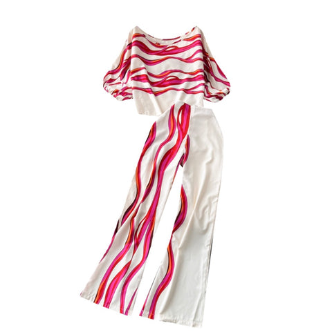 Printed Shirt & Trousers Casual 2Pcs