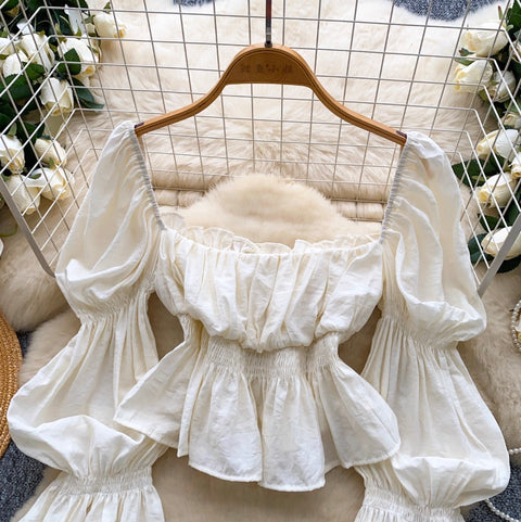 Niche Flared Sleeve Short Top