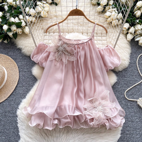 Sweetie Hollowed 3D Mesh Camisole