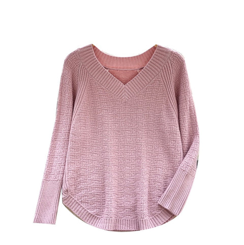 Simple Design Loose-fit Bottoming Sweater