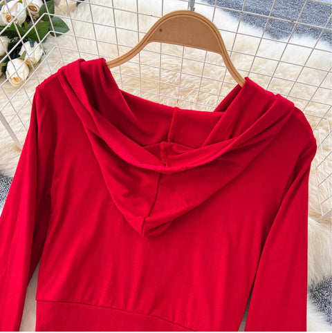 Casual Hoodie & Flared Trousers 2Pcs