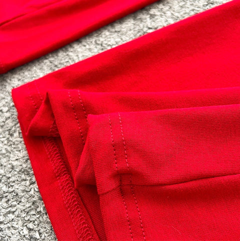 Casual Hoodie & Flared Trousers 2Pcs