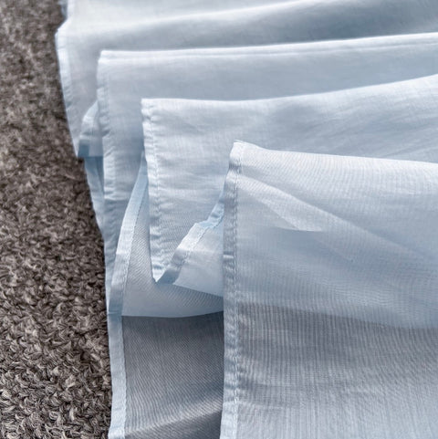 Fairy Blue Ruffled Camisole & Skirt 2Pcs