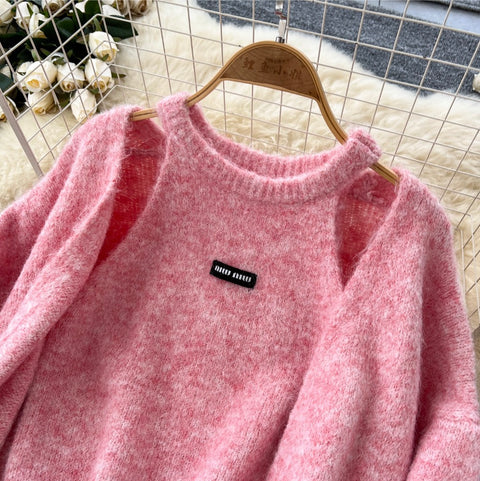 Sweetie Halter Vest & Cardigan Furry 2Pcs