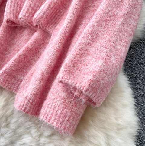 Sweetie Halter Vest & Cardigan Furry 2Pcs