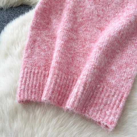 Sweetie Halter Vest & Cardigan Furry 2Pcs