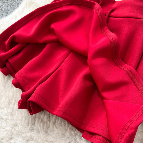 Hoodie & Tank Top & Skirt Chic 3Pcs