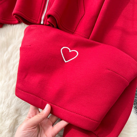 Hoodie & Tank Top & Skirt Chic 3Pcs