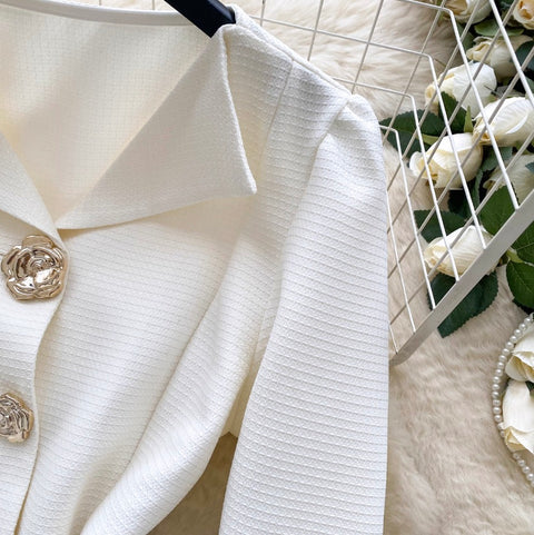 Niche Waist-slimming Cardigan with Ribbon