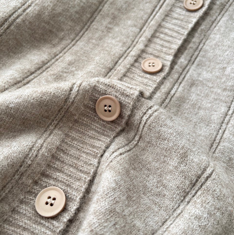 Cardigan & Trousers Thickend Knit 2Pcs