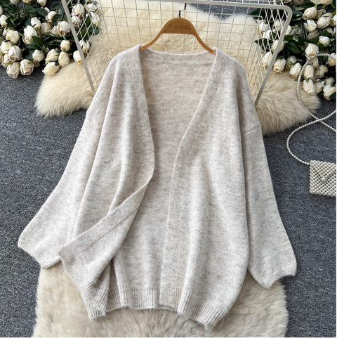 Cardigan & Fishtail Skirt & Camisole 3Pcs