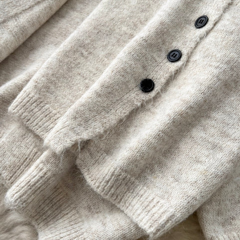 Cardigan & Fishtail Skirt & Camisole 3Pcs