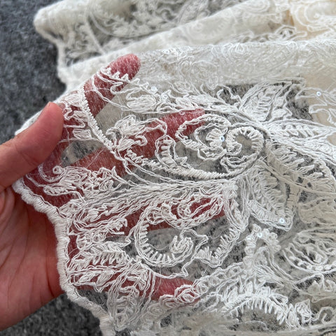 Doll Collar Beaded Embroidery Dress