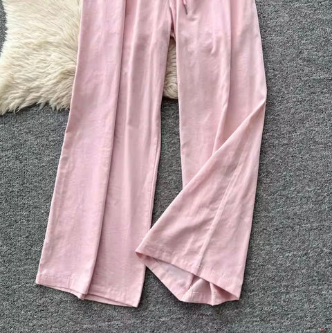 Sweetie Shirt & Draped Trousers 2Pcs