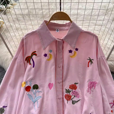 Sweetie Shirt & Draped Trousers 2Pcs